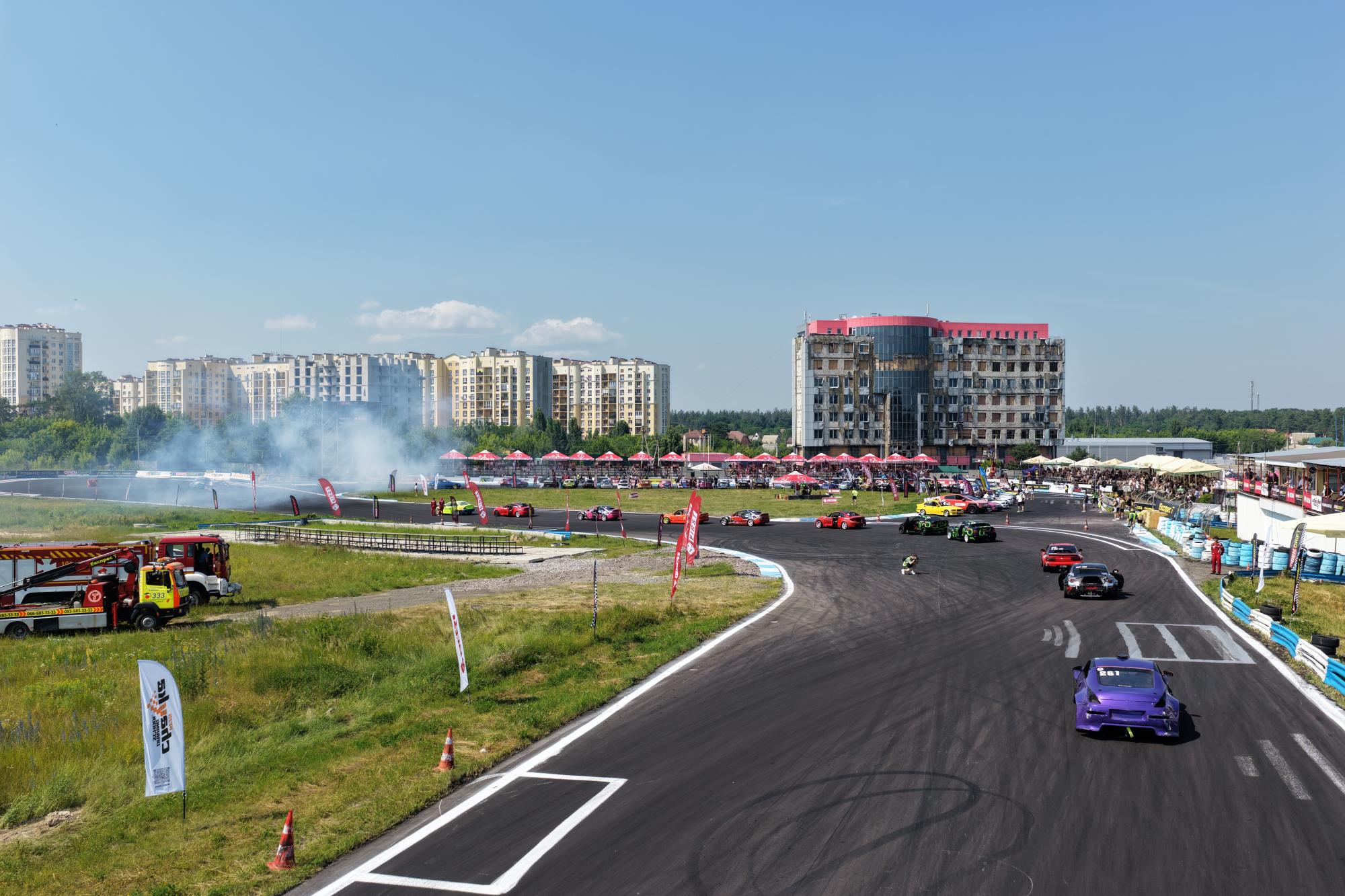 Скорость и дым: как в Киеве прошел 2-й этап Open Drift UA