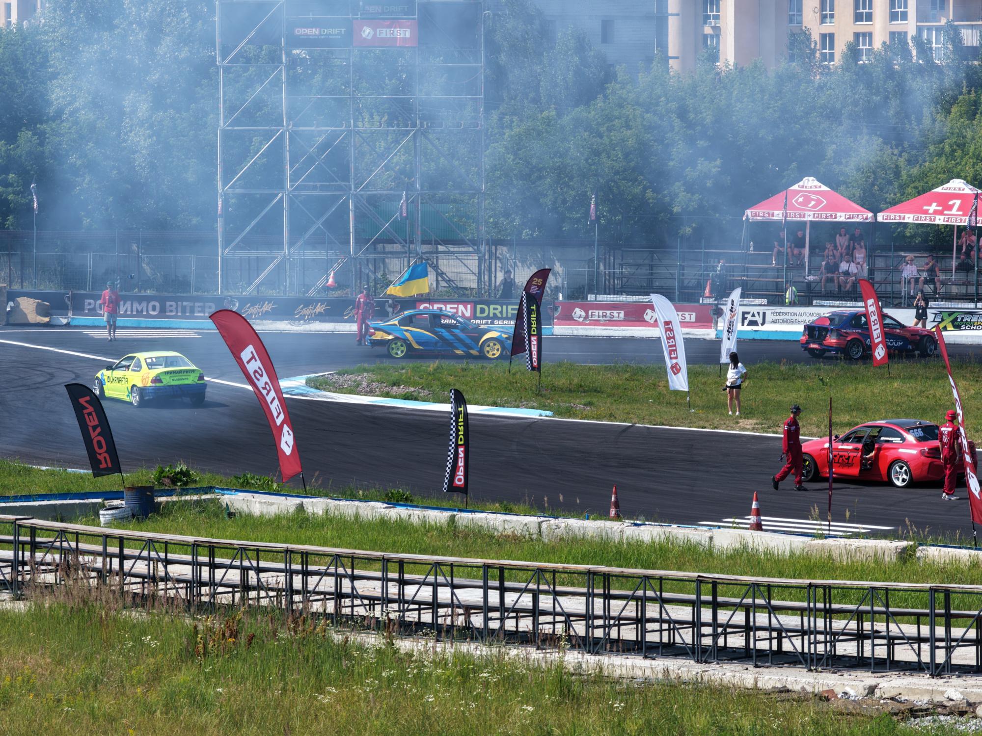 Скорость и дым: как в Киеве прошел 2-й этап Open Drift UA