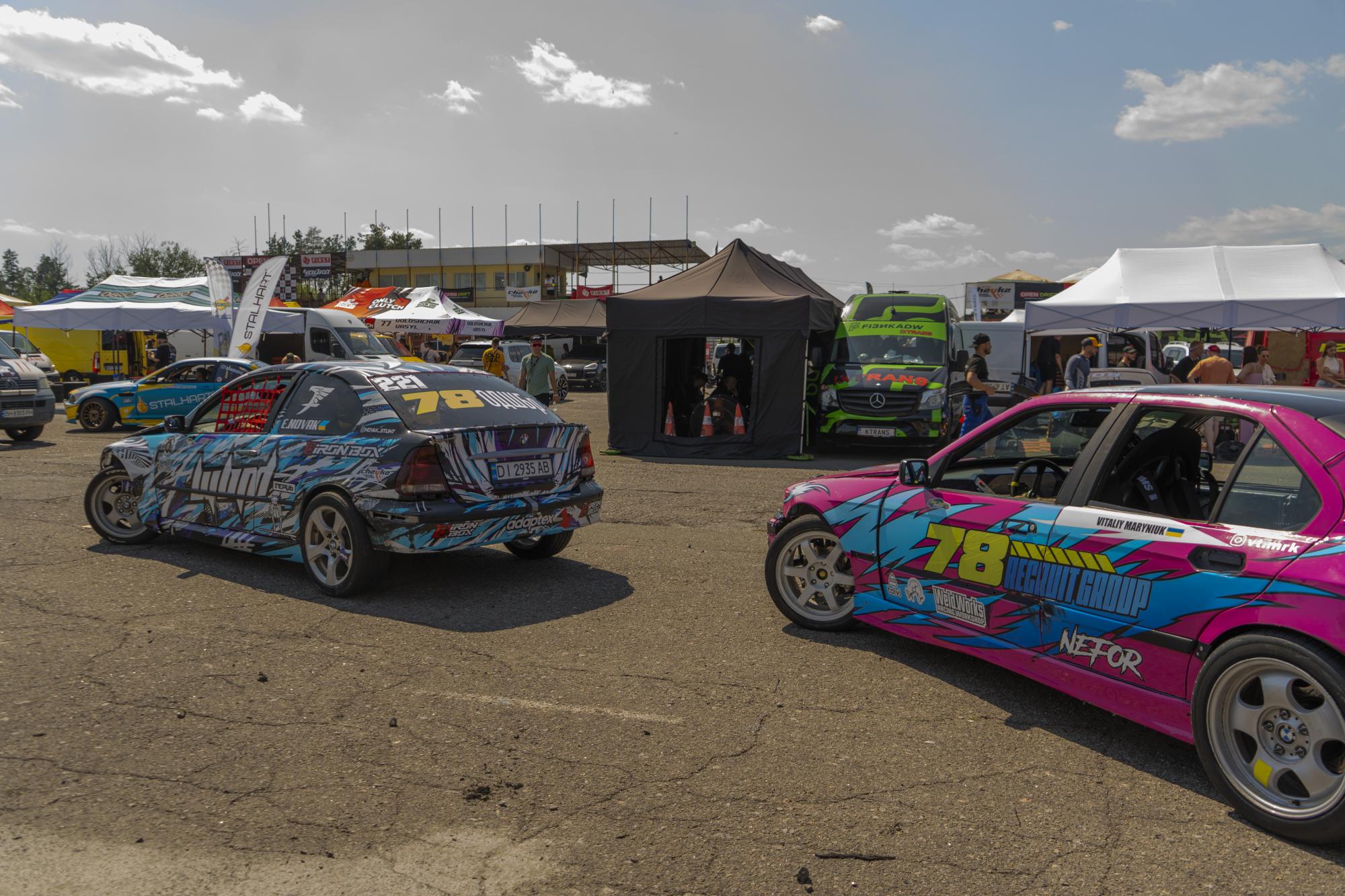 Скорость и дым: как в Киеве прошел 2-й этап Open Drift UA