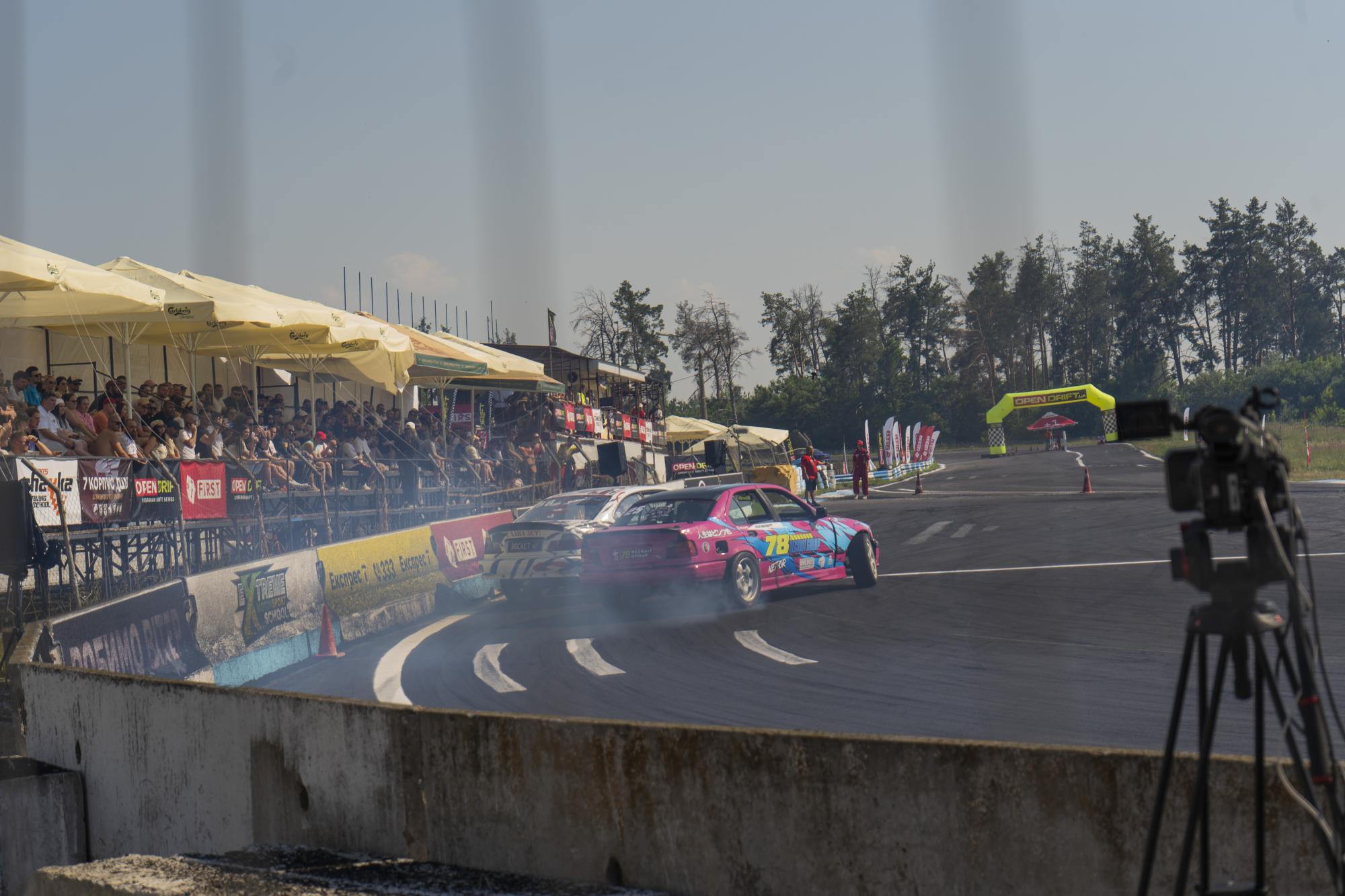 Скорость и дым: как в Киеве прошел 2-й этап Open Drift UA