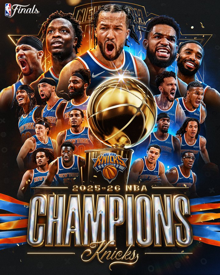New York is back: Knicks win first NBA title in 53 years