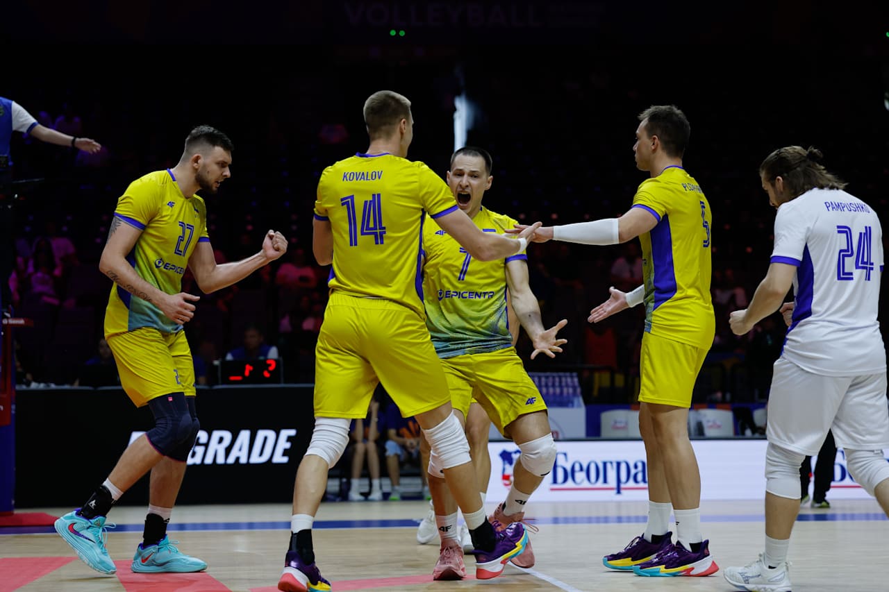 Нервова перемога: Україна обіграла Іран у волейбольній Лізі націй