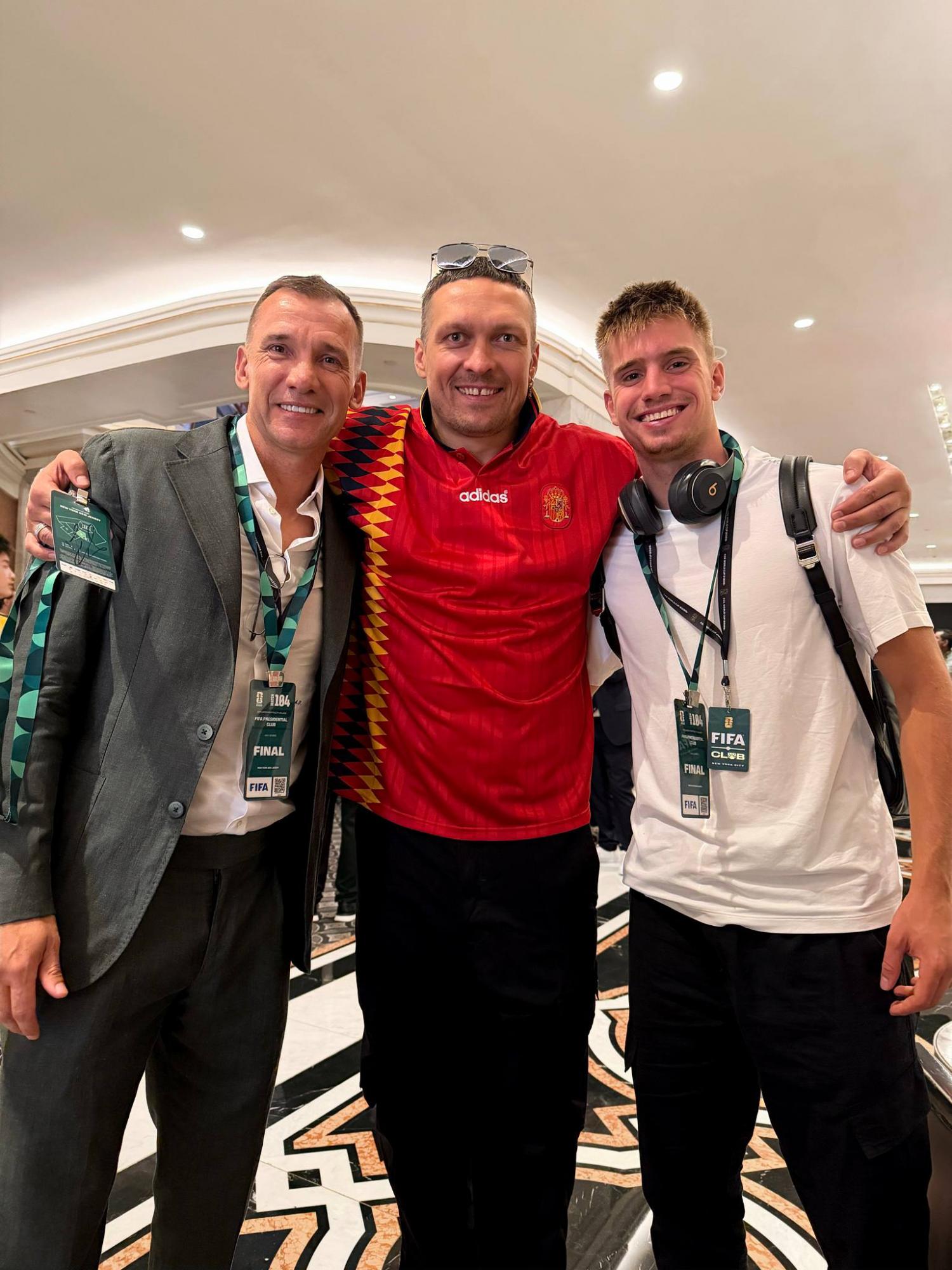 Usyk shares special moment with Spain icon Sergio Ramos at 2026 World Cup final
