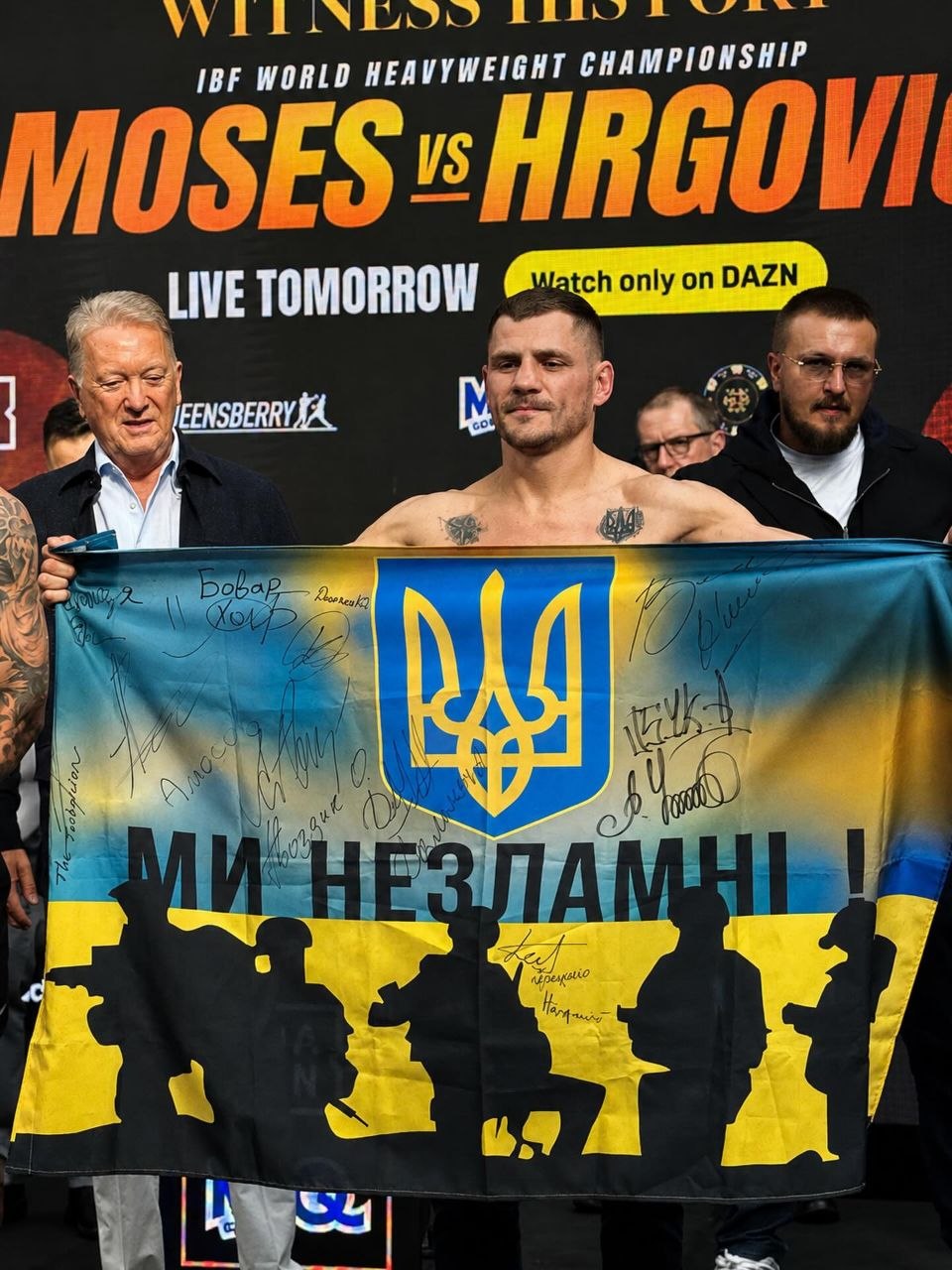 "Ми незламні": Беринчик в Лондоне напомнил о войне в Украине